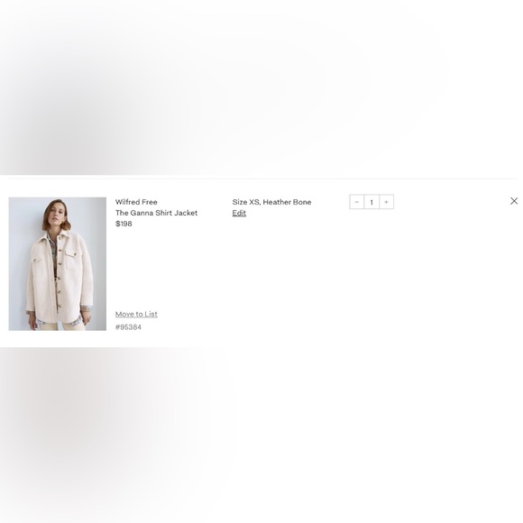 Aritzia Wilfred Free - The Ganna Shirt Jacket - Picture 4 of 6